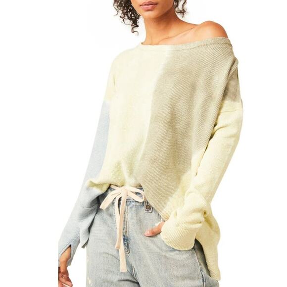 Free People Logan Ribbed Tunic Top In Festival Combo - Picture 1 of 7